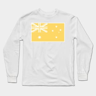 Australia Gold Flag Team Long Sleeve T-Shirt